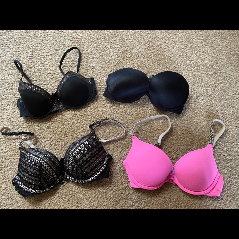 Lot of Four 34A Victoria’s Secret Bras